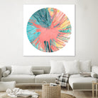 Spin Art 28 by Kyle Goderwis on GIANT ART - pink abstract
