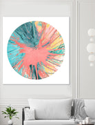 Spin Art 28 by Kyle Goderwis on GIANT ART - pink abstract