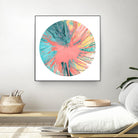 Spin Art 28 by Kyle Goderwis on GIANT ART - pink abstract