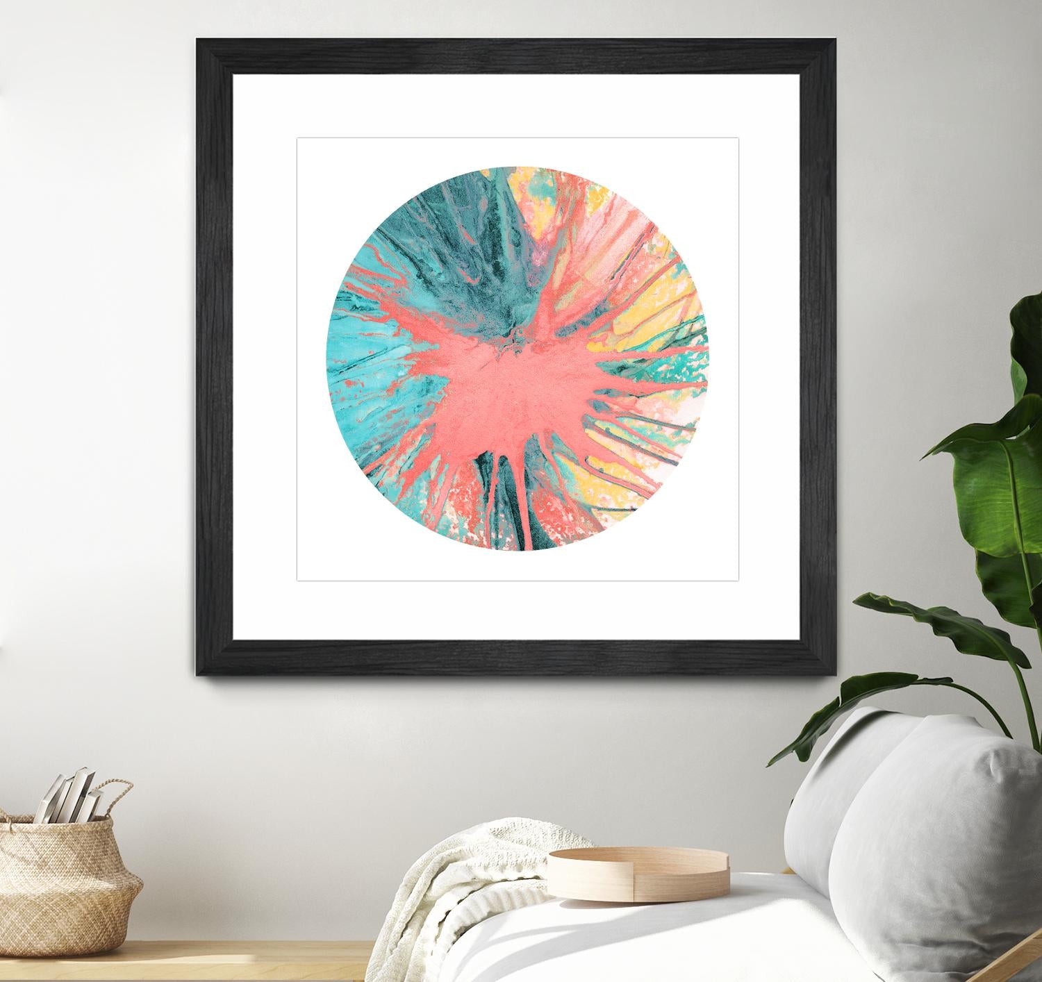 Spin Art 28 by Kyle Goderwis on GIANT ART - pink abstract