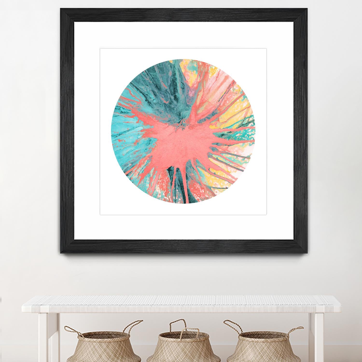 Spin Art 28 by Kyle Goderwis on GIANT ART - pink abstract