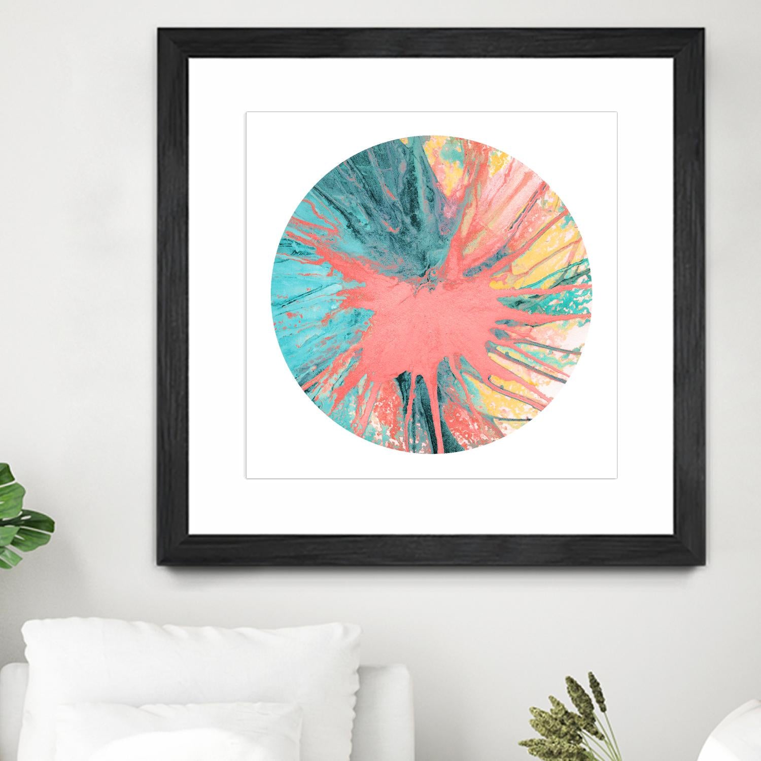 Spin Art 28 by Kyle Goderwis on GIANT ART - pink abstract