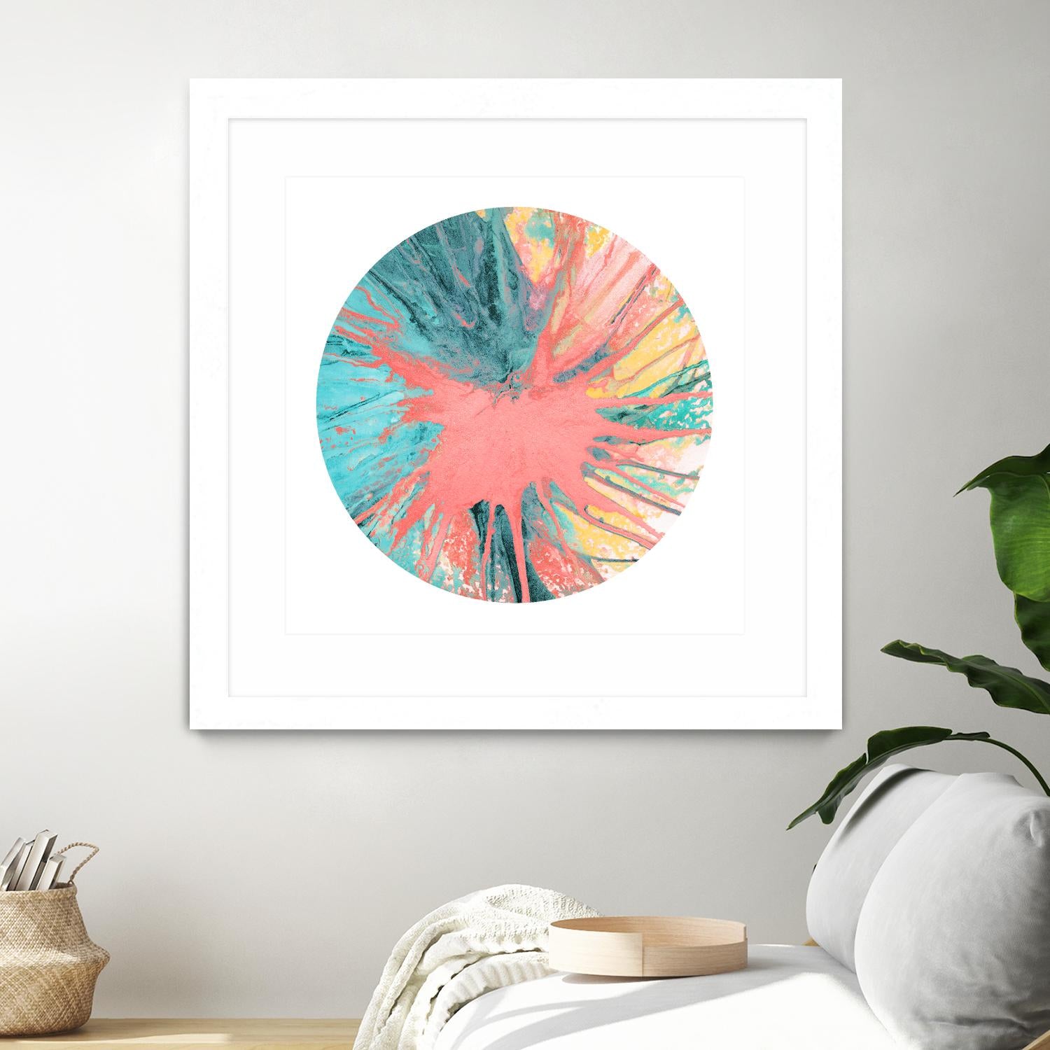 Spin Art 28 by Kyle Goderwis on GIANT ART - pink abstract