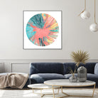 Spin Art 28 by Kyle Goderwis on GIANT ART - pink abstract