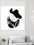 Polished in Burgundy-recolor by THE Studio on GIANT ART - purple abstract