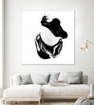 Polished in Burgundy-recolor by THE Studio on GIANT ART - purple abstract