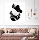 Polished in Burgundy-recolor by THE Studio on GIANT ART - purple abstract