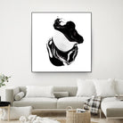 Polished in Burgundy-recolor by THE Studio on GIANT ART - purple abstract