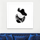 Polished in Burgundy-recolor by THE Studio on GIANT ART - purple abstract