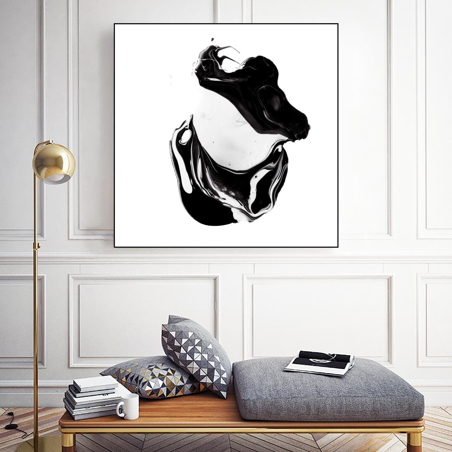 Polished in Burgundy-recolor by THE Studio on GIANT ART - purple abstract