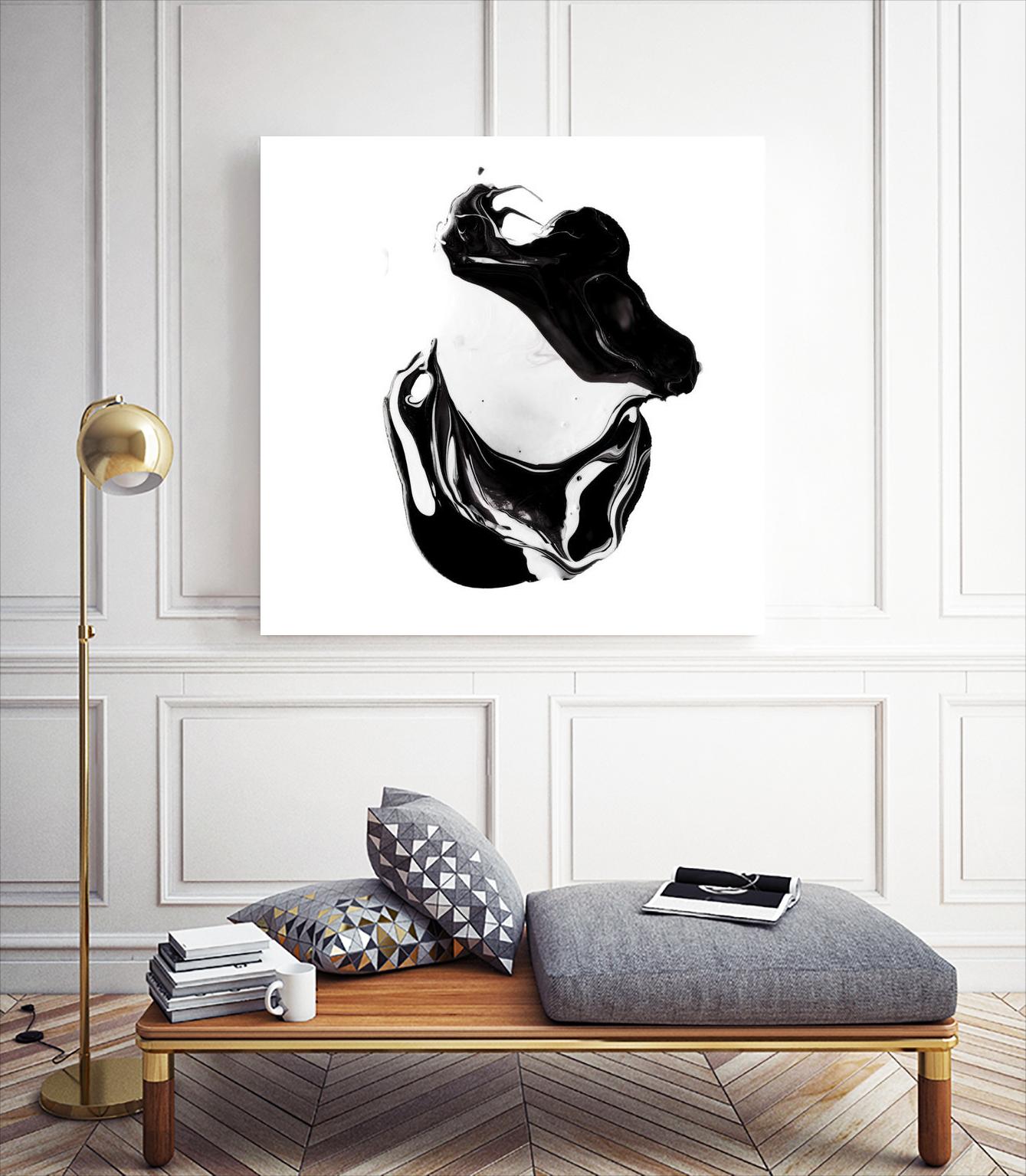 Polished in Burgundy-recolor by THE Studio on GIANT ART - purple abstract