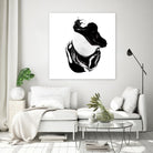 Polished in Burgundy-recolor by THE Studio on GIANT ART - purple abstract