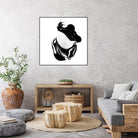 Polished in Burgundy-recolor by THE Studio on GIANT ART - purple abstract