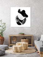 Polished in Burgundy-recolor by THE Studio on GIANT ART - purple abstract