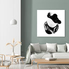 Polished in Burgundy-recolor by THE Studio on GIANT ART - purple abstract