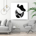 Polished in Burgundy-recolor by THE Studio on GIANT ART - purple abstract