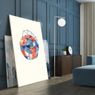 Embroidered Prism Collage 1 by Natasha Marie on GIANT ART - grey abstract