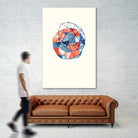 Embroidered Prism Collage 1 by Natasha Marie on GIANT ART - grey abstract