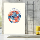 Embroidered Prism Collage 1 by Natasha Marie on GIANT ART - grey abstract