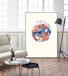 Embroidered Prism Collage 1 by Natasha Marie on GIANT ART - grey abstract