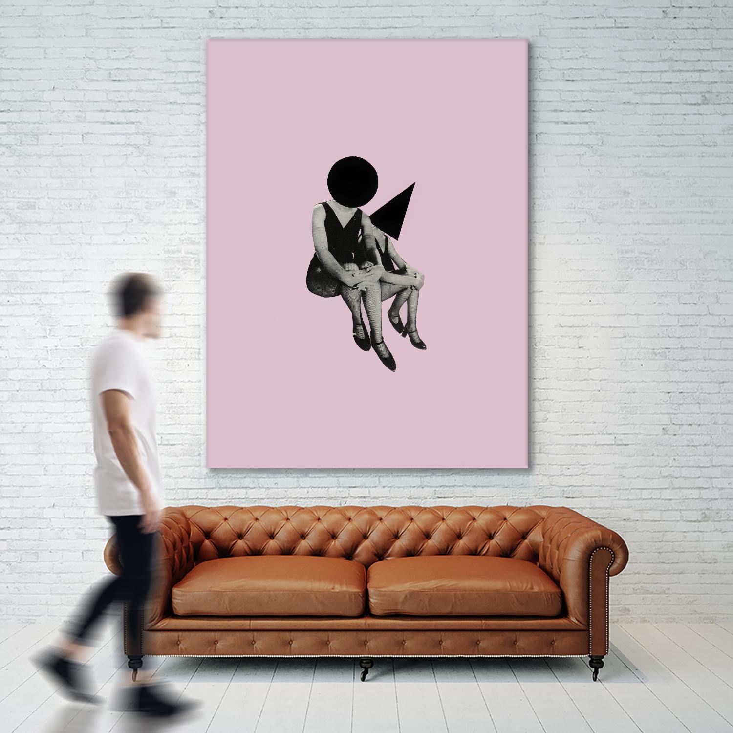 Pink Opaque by Richard Vergez on GIANT ART - pink abstract