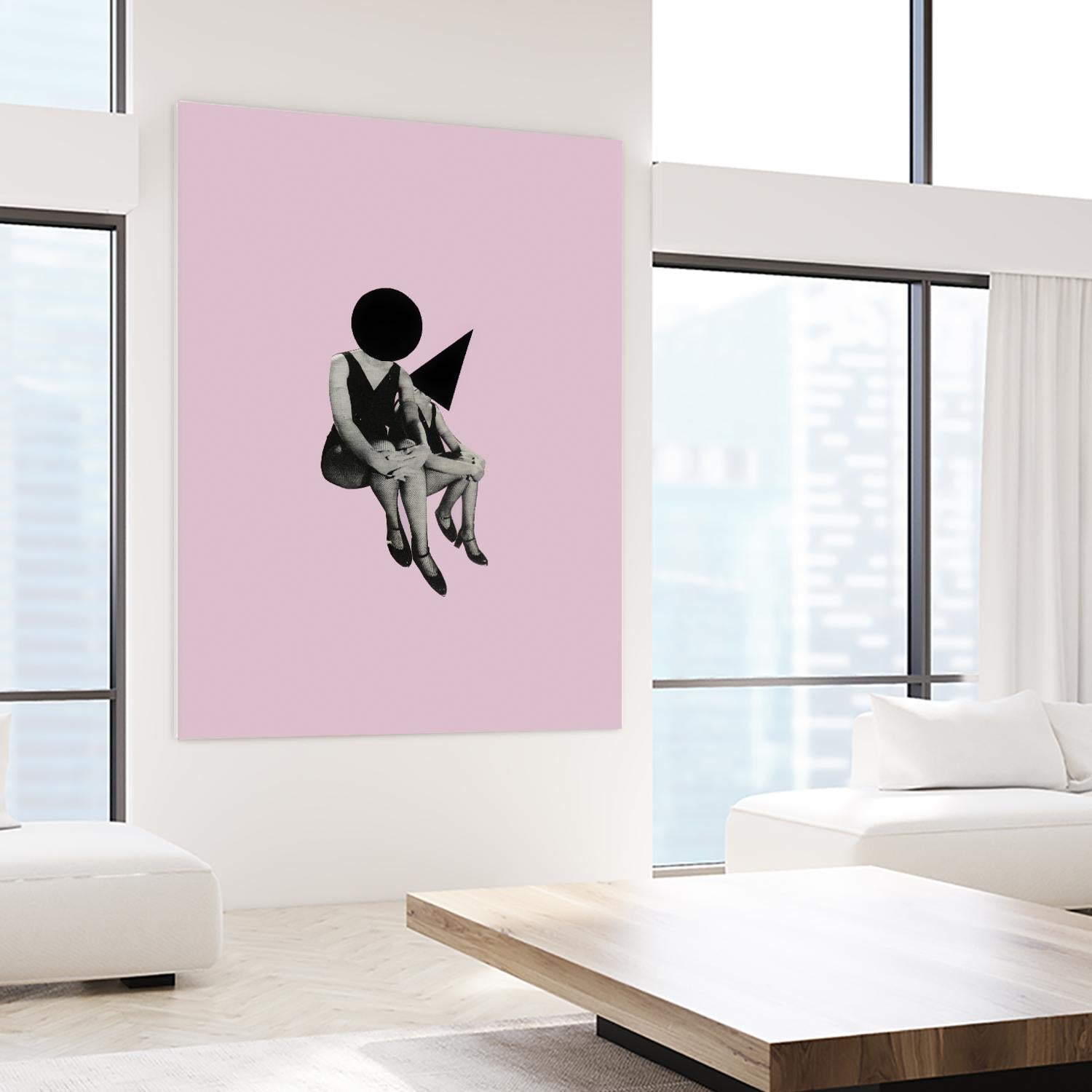 Pink Opaque by Richard Vergez on GIANT ART - pink abstract