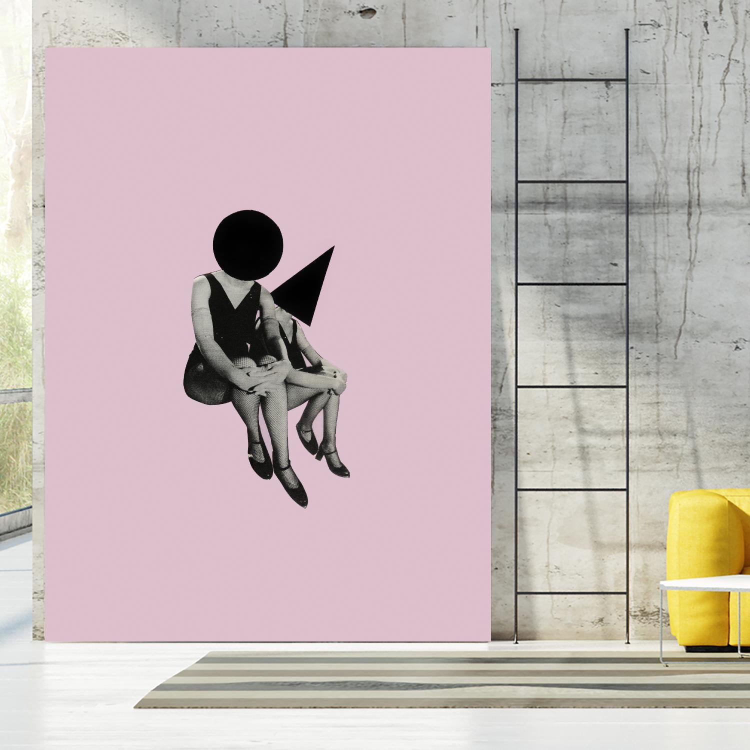 Pink Opaque by Richard Vergez on GIANT ART - pink abstract