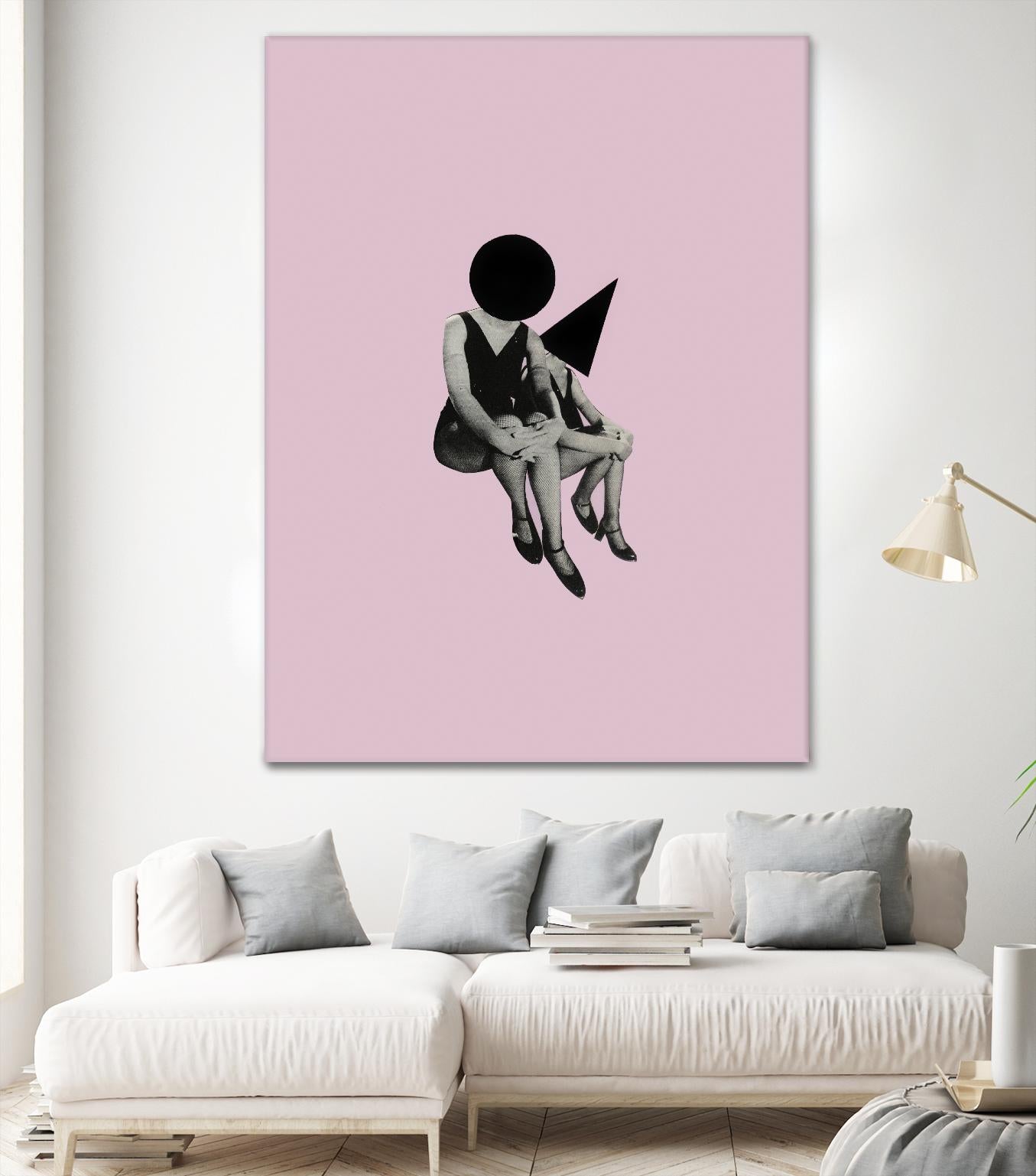 Pink Opaque by Richard Vergez on GIANT ART - pink abstract