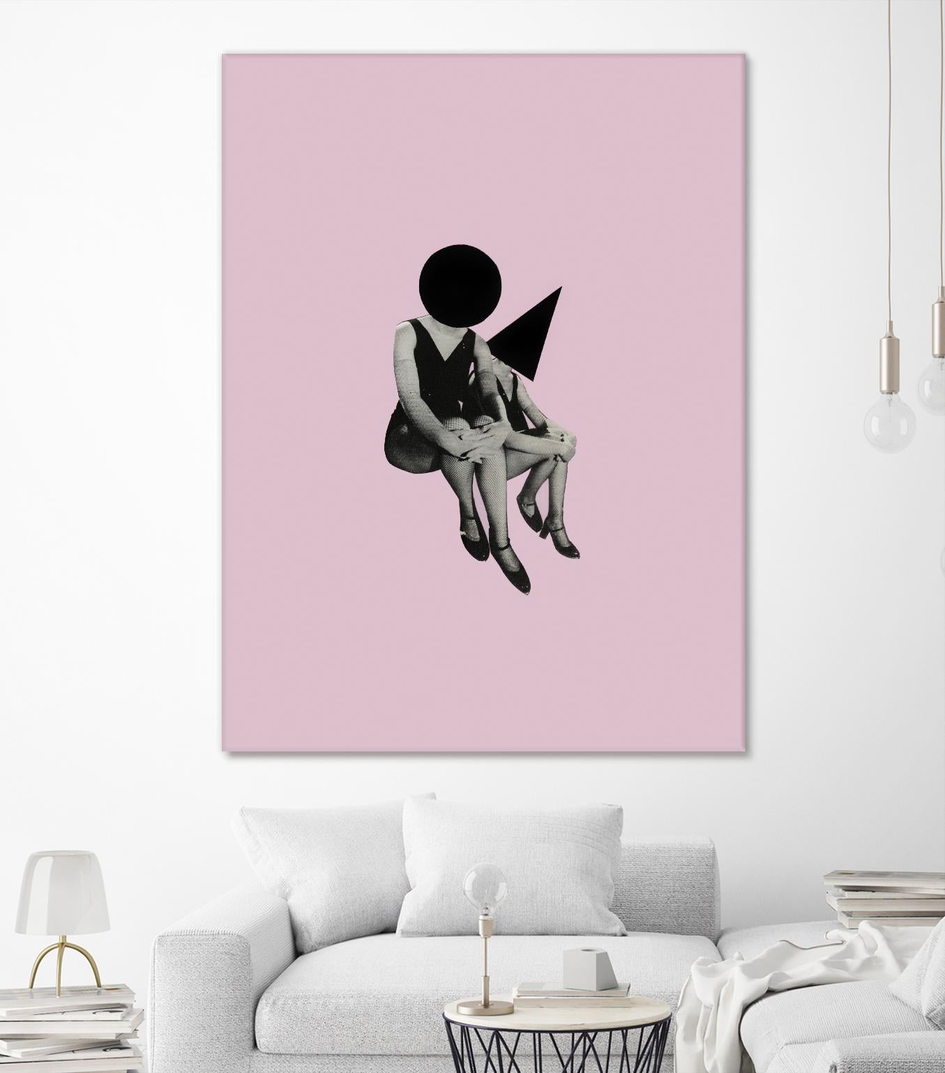Pink Opaque by Richard Vergez on GIANT ART - pink abstract