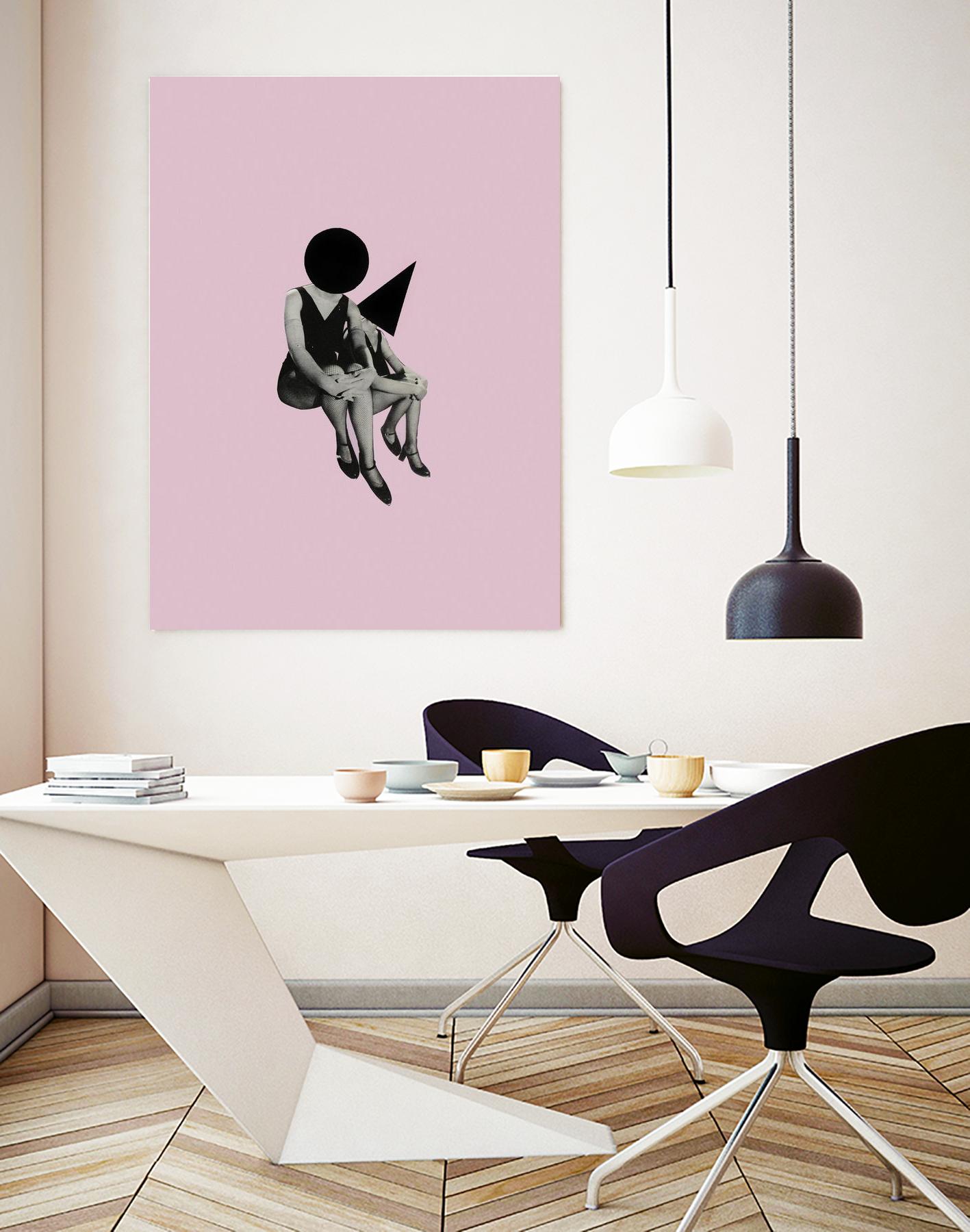 Pink Opaque by Richard Vergez on GIANT ART - pink abstract