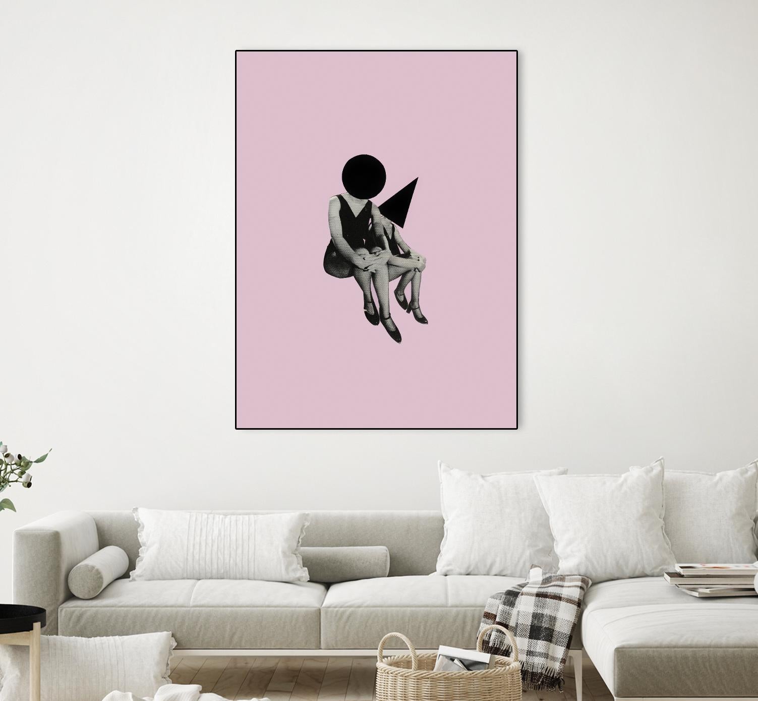Pink Opaque by Richard Vergez on GIANT ART - pink abstract