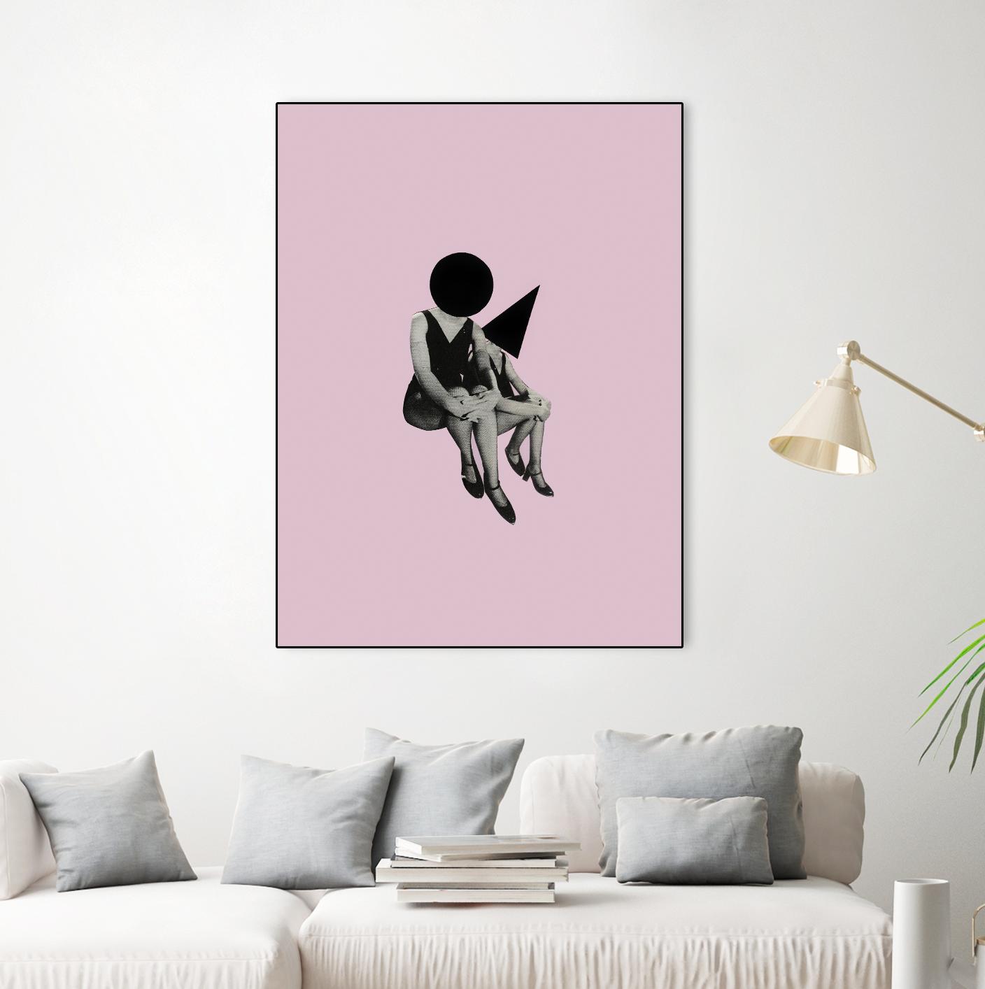 Pink Opaque by Richard Vergez on GIANT ART - pink abstract
