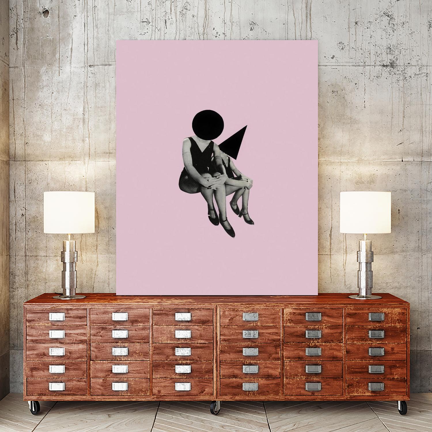 Pink Opaque by Richard Vergez on GIANT ART - pink abstract