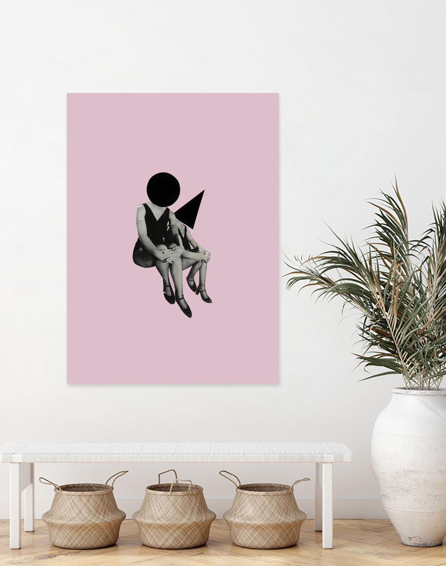 Pink Opaque by Richard Vergez on GIANT ART - pink abstract