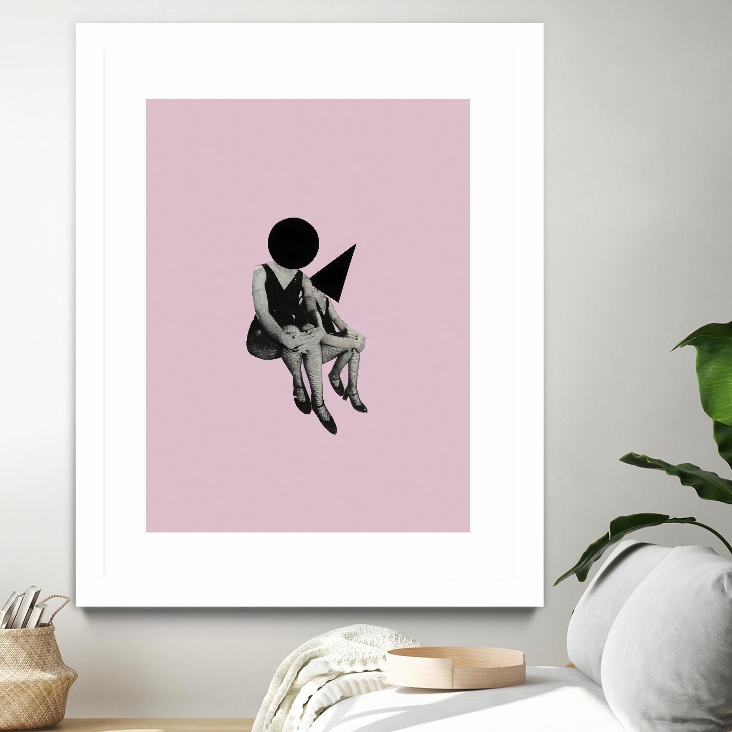 Pink Opaque by Richard Vergez on GIANT ART - pink abstract