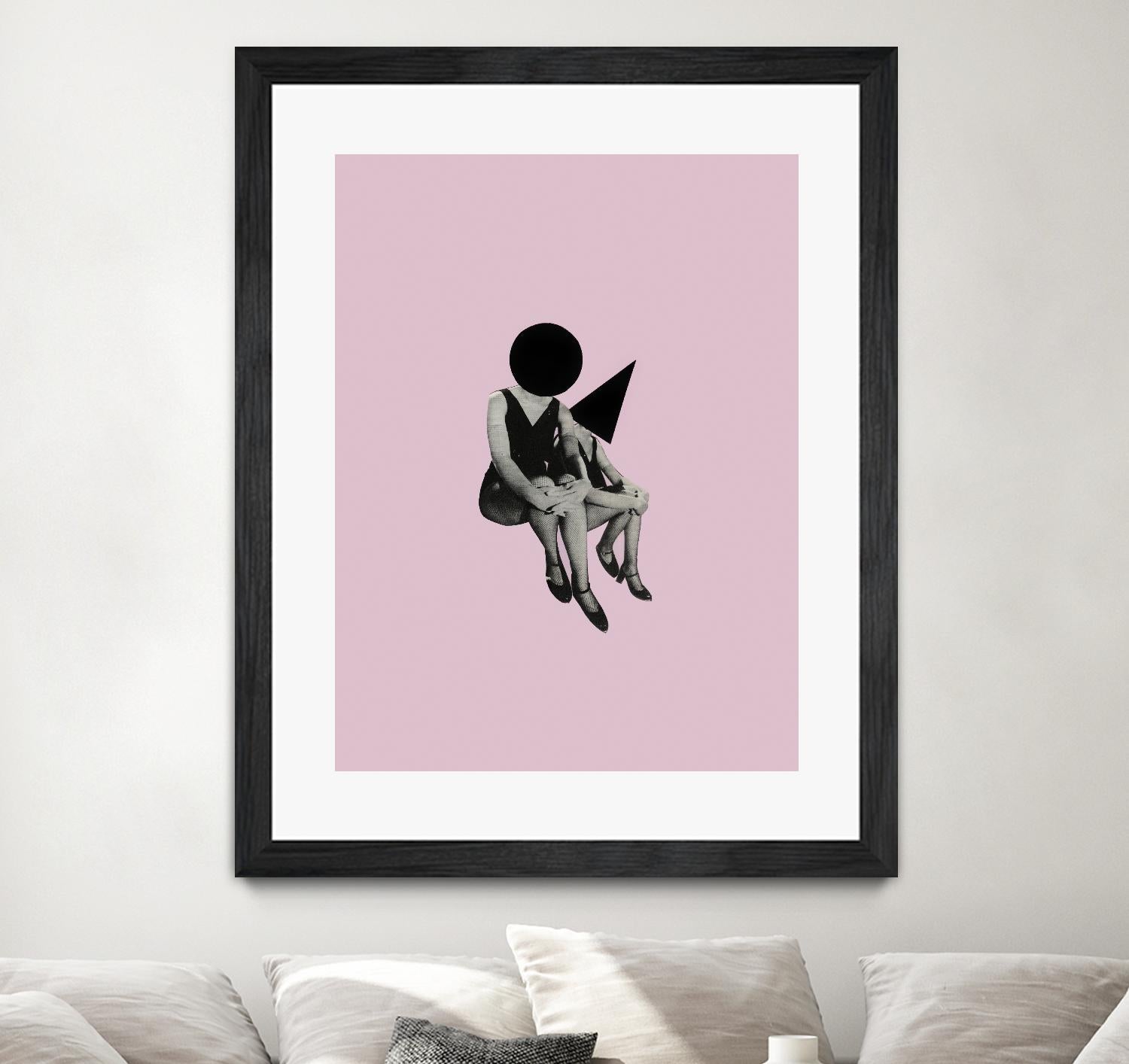 Pink Opaque by Richard Vergez on GIANT ART - pink abstract