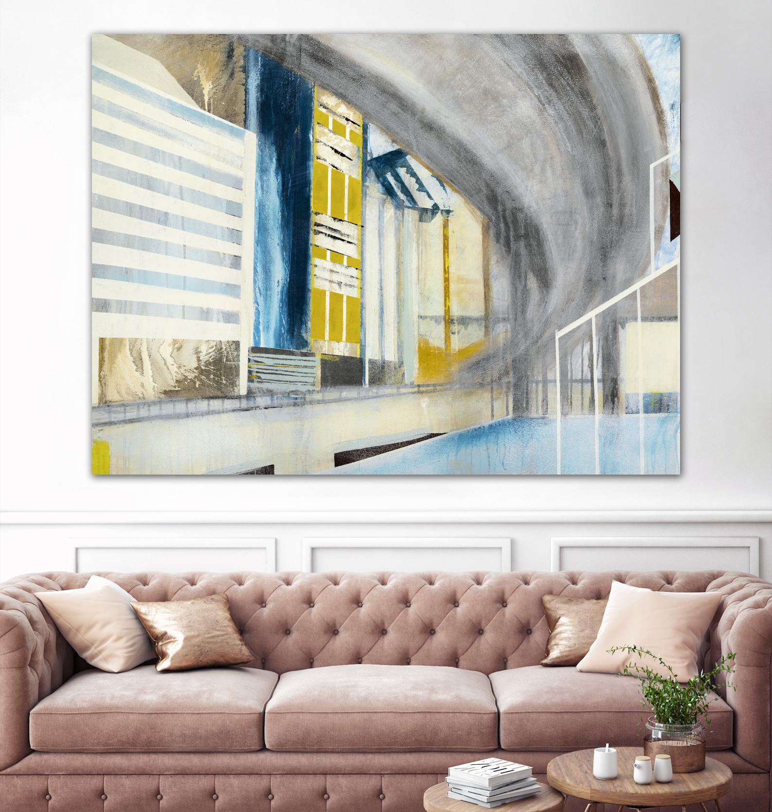 Overpass 2 by Kyle Goderwis on GIANT ART - grey city scene