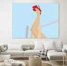 Head Over Heels by Eric Scheib on GIANT ART - grey contemporary