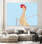 Head Over Heels by Eric Scheib on GIANT ART - grey contemporary