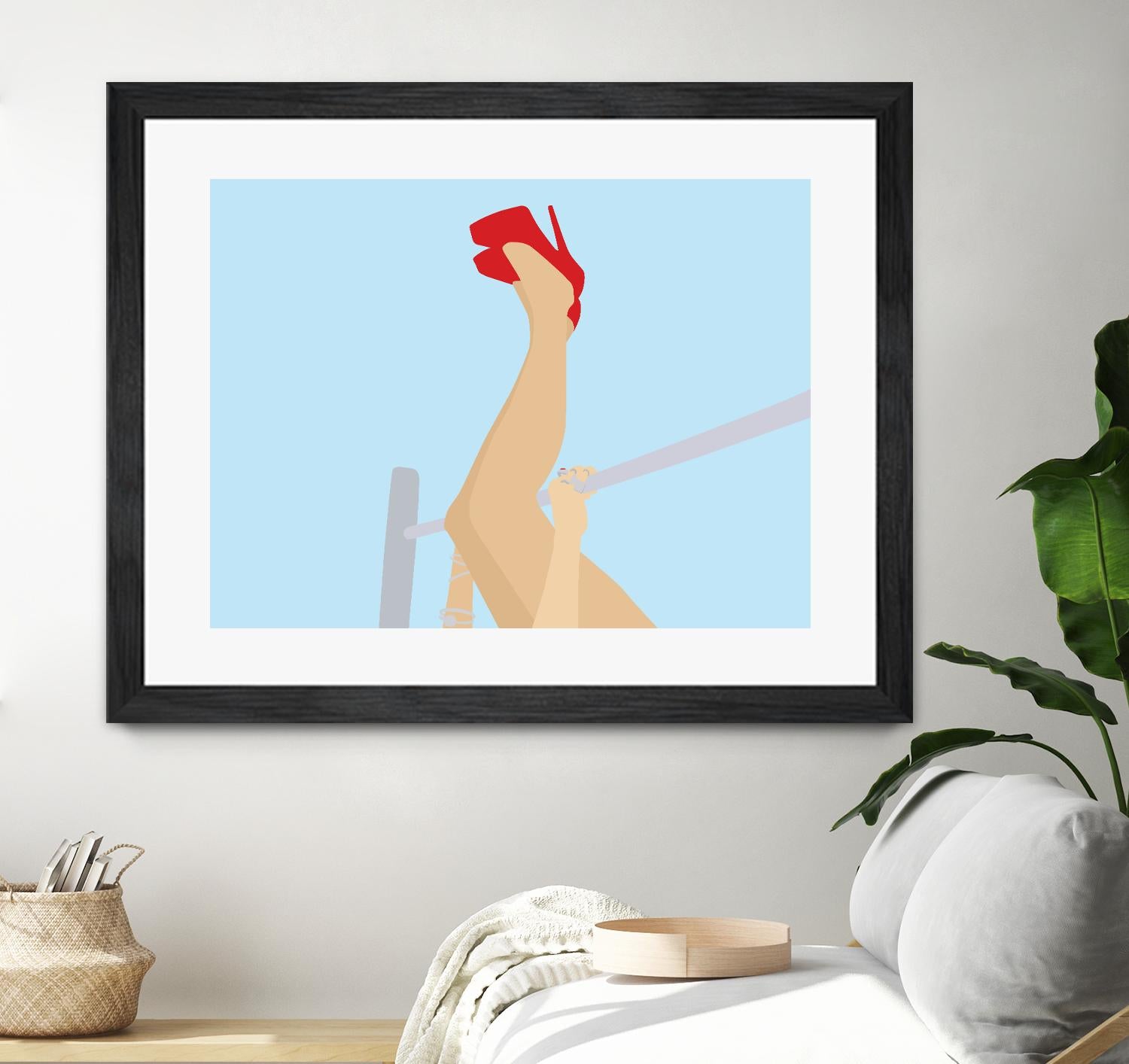 Head Over Heels by Eric Scheib on GIANT ART - grey contemporary