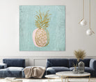 Golden Pineapple by Stefano Altamura on GIANT ART - gold still life