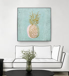 Golden Pineapple by Stefano Altamura on GIANT ART - gold still life
