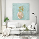 Golden Pineapple by Stefano Altamura on GIANT ART - gold still life