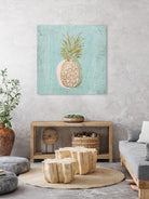Golden Pineapple by Stefano Altamura on GIANT ART - gold still life