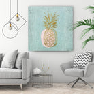 Golden Pineapple by Stefano Altamura on GIANT ART - gold still life