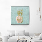 Golden Pineapple by Stefano Altamura on GIANT ART - gold still life