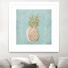 Golden Pineapple by Stefano Altamura on GIANT ART - gold still life