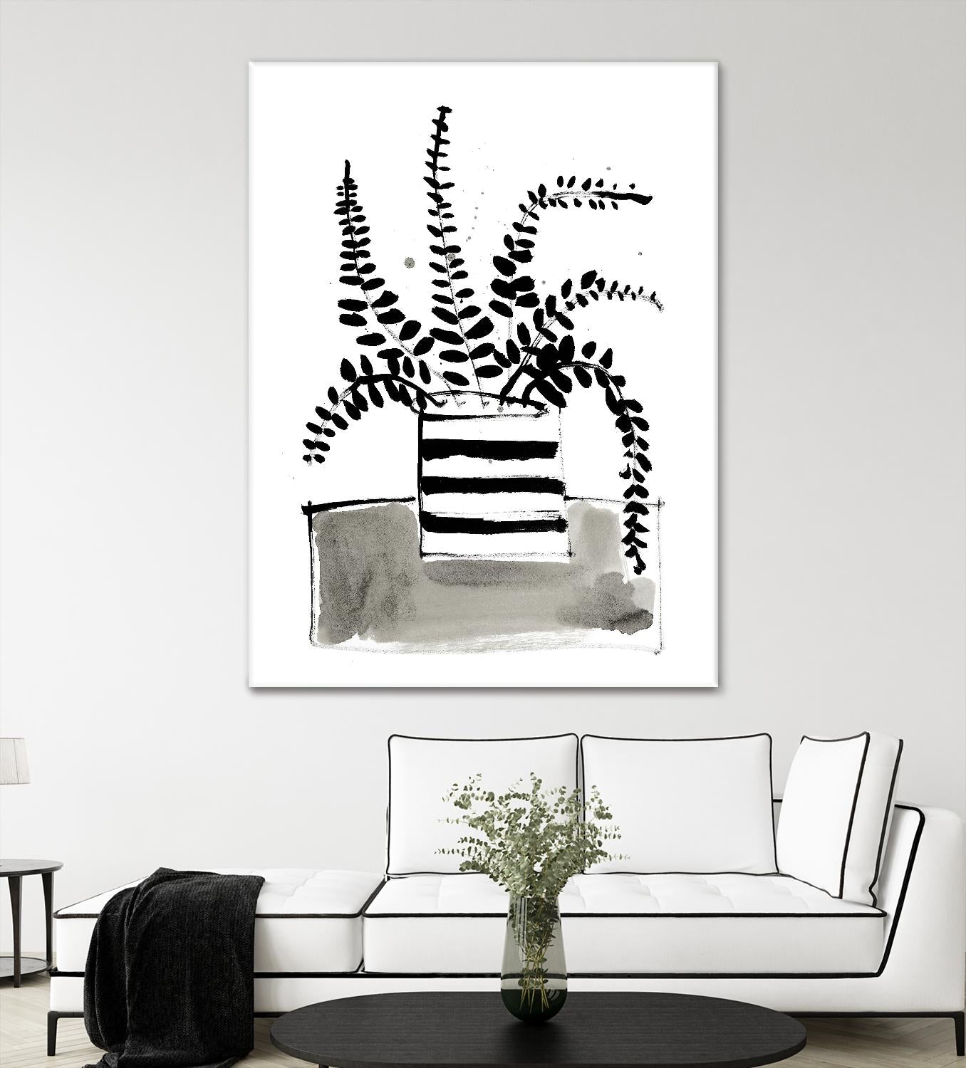 Fresh Flowers 2 by PC Ngo on GIANT ART - black still life