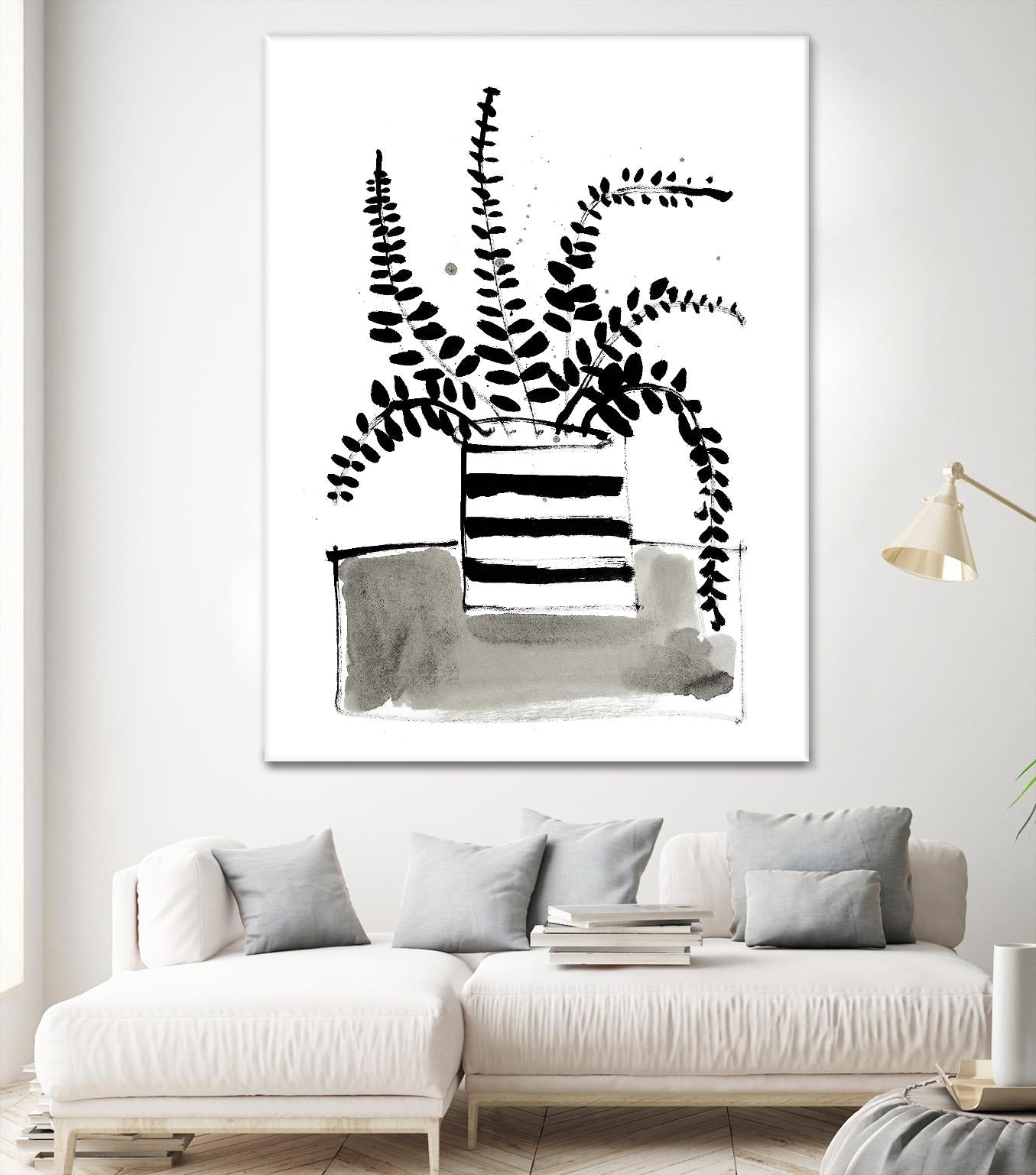 Fresh Flowers 2 by PC Ngo on GIANT ART - black still life