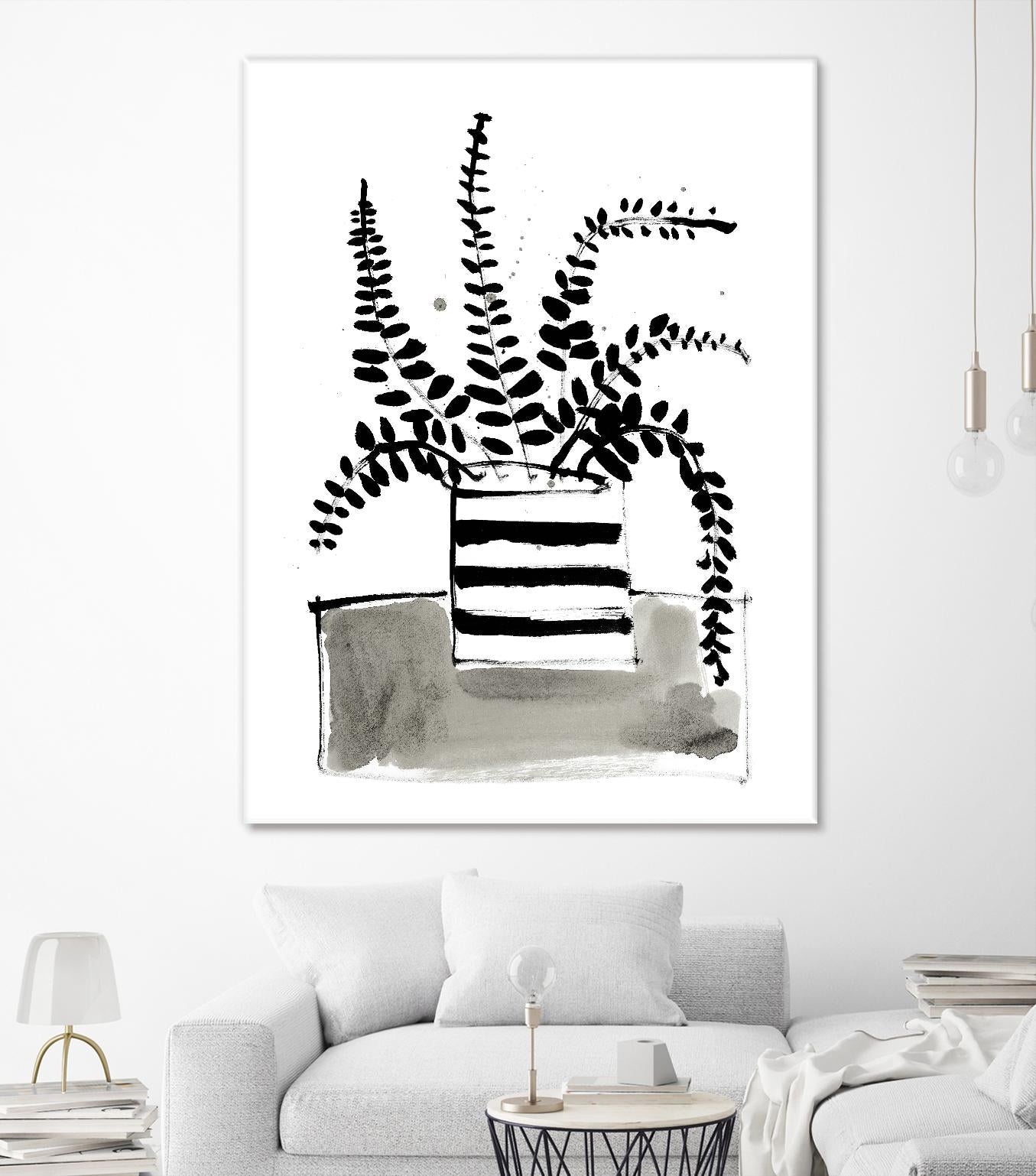 Fresh Flowers 2 by PC Ngo on GIANT ART - black still life